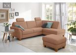 Ecksofa OTTO HOME "Borkum L-Form, B: 249 cm - OTTO. Verlässliche Qualität.", braun, B:249cm H:87cm T:189cm, Struktur (100% Polyester);Luxus-Microfaser ALTARA NUBUCK (100% Polyester);MELROSE (100% Polyester);Luxus-Microfaser Toro (100% Polyester), Sofas, Ecksofa, optional Schlaffunktion, Federkern