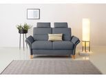 2-Sitzer OTTO HOME "Westerland", grau (anthrazit), B:166cm H:90cm T:89cm, 100% Polyester, Sofas, 2-Sitzer, Federkern-Polsterung. wahlweise mit Armlehnfunktion