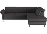 Ecksofa OTTO HOME "Calypso L-Form", grau (anthrazit), B:259cm H:85cm T:227cm, 100% Polyester, Sofas, Ecksofa, mit Relaxfunktion motorisch im Sofa 2,5- Sitzer
