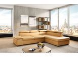 Ecksofa SIT & MORE "Alcudia L-Form, B: 272 cm, Arm- und Kopfteilverstellung, Eckcouch", gelb (curry), B:272cm H:73cm T:226cm, Sofas, Ecksofa, optional Schlaffunktion, Komfortsitz