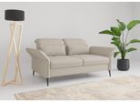 2,5-Sitzer SIT & MORE "Emely, inkl. Sitztiefenverstellung", beige (creme), B:189cm H:92cm T:123cm, 95%Polyester, 5% Polyamid, Sofas, 2 5-Sitzer, wahlweise mit Schlaffunktion, Kopf- & Armteilverstellung