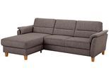 Ecksofa HOME AFFAIRE "Palmera L-Form, B: 244 cm - OTTO. Verlässliche Qualität.", braun, B:244cm H:89cm T:163cm, 100% Polyester;Struktur (100% Polyester);Luxus-Microfaser in Lederoptik (100% Polyester), Sofas, Ecksofa, optional Schlaffunktion & Bettkasten, Federkern