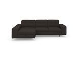 Ecksofa SIT & MORE "Baviene L-Form", braun (espresso), B:286cm H:92cm T:176cm, Sofas, Ecksofa, inklusive Sitztiefenverstellung & Federkern, optional Schlaffunktion