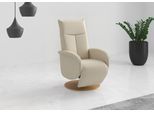 TV-Sessel OTTO HOME "Glendale", beige (sand), B:75cm H:112cm T:82cm, 100% Polyester, Sessel, TV-Sessel, wahlweise mit Aufstehhilfe, 2 Motoren und Akku