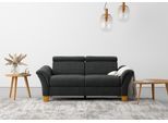 2,5-Sitzer OTTO HOME "Lindgren", grau (anthrazit), B:185cm H:84cm T:93cm, 100% Polyester, Sofas, 2 5-Sitzer, wahlweise mit TV-Funktion, links oder beidseitig, Kopfteilverstellung