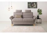 3-Sitzer OTTO HOME "Westerland", braun (latte), B:186cm H:90cm T:89cm, 100% Polyester, Sofas, 3-Sitzer, Federkern-Polsterung. wahlweise mit Armlehnfunktion