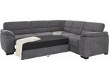 Ecksofa SIT & MORE "Montego L-Form, B: 255 cm", grau, B:255cm H:88cm T:225cm, Luxus-Microfaser (90% Polyester, 10% Polyamid);Struktur (100% Polyester);Luxus-Microfaser ALTARA NUBUCK (100% Polyester), Sofas, Ecksofa, wahlweise mit Schlaffunktion und Schubkasten