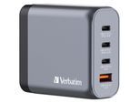 verbatim 200W USB-A, 3x USB-C GaN Ladegerät, grau