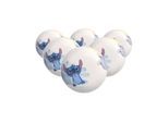 Teller VILLEROY & BOCH "Suppenteller Disney Stitch ø 18,7 cm 6er Set bunt", bunt, B:18,7cm H:4,5cm L:18,7cm T:18,7cm Ø:18,7cm, Speiseteller, Teller, Spülmaschinenfest, Mikrowellensicher