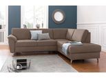 Ecksofa SIT & MORE "Texel L-Form", braun, B:250cm H:87cm T:201cm, Kunstleder SOFTLUX;Luxus-Microfaser (100% Polyester), Sofas, Ecksofa, mit Federkern, wahlweise mit Schlaffunktion und Bettkasten