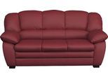 2,5-Sitzer COTTA "Casino", rot, Sofas, B/H/T: 191cm x 88cm x 92cm, Leder PAMPAS, 100% Echtleder, 2 5-Sitzer, Polstergarnitur, auch als Set erhältlich, B:191cm H:88cm T:92cm