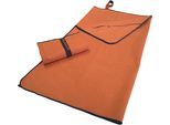 Sporthandtuch DYCKHOFF "Mikrofaser Sporttuch", orange (papaya), B:60cm L:120cm, Microfaser, Obermaterial: 90% Polyester, 10% Polyamid, Handtücher, Sporthandtuch, auch als 2er Set erhätlich