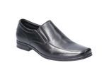 Hush Puppies Heren Billy Slip On Leather Shoe (Zwart)