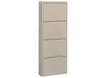 Boxxx Schuhkipper, Kaschmir, Metall, 51x137x16 cm, Typenauswahl, stehend, Garderobe, Schuhaufbewahrung, Schuhkipper