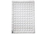 Billerbeck Sommerdecke Sari Superlight, Weiß, Textil, Füllung: Seide, 135x200 cm, Hohenstein, für Hausstauballergiker geeignet, temperaturausgleichend, feuchtigkeitsregulierend, weich und anschmiegsam, Schlaftextilien, Bettdecken, Sommerdecken