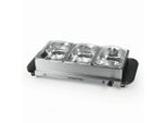 Gourmetmaxx , Schwarz, Silberfarben , Metall, Kunststoff , 1,5 l , rechteckig , 14.7x27.8x54.6 cm , GS-geprüft ,