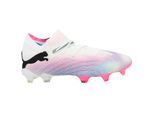 Puma Future 7 Ultimate FG/AG Herren Weiße Fußballschuhe
