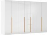Kleiderschrank OTTO HOME "Mehrzweckschrank Aktenschrank Möbel Mietswohnung Garderobe AGORDO", alpinweiß, hochglanz weiß, Schränke, Kinder, B/H/T: 315cm x 210cm x 54cm, Holzwerkstoff, Kleiderschrank, durchdachte Innenausstattung kleine und große Räume MADE IN GERMANY, B:315cm H:210cm T:54cm