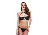 Bra & Strappy G String Set, 2 Teile