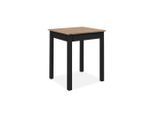 Mid.you Esstisch , Schwarz, Eiche Artisan , Holzwerkstoff , rechteckig , eckig , 67x76x60 cm , Esszimmer, Esstische, Esstische