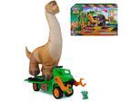 Spielzeug-Auto SPIN MASTER "PAW Patrol: Der Dino Film, Rockys Megasaurus Transport-Fahrzeug", bunt, Spielzeugfahrzeuge, Kinder, Spielzeug-Auto, mit Lichteffekt