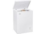 AMICA Gefriertruhe "GT 311 105 W", Energieeffizienz: E, silber (weiß), B/H/T: 54,5cm x 83,5cm x 47,6cm, Gefriertruhen, Gefriertruhe