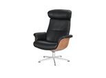 Relaxsessel aus Leder Timeout ¦ schwarz ¦ Maße (cm): B: 80 H: 101 T: 81.0
