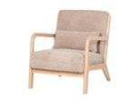 Livetastic , Sandfarben , Holz, Textil , Sperrholz , 67x75x82 cm ,