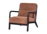 Livetastic , Braun, Dunkelbraun , Textil, Holzwerkstoff , 67x75x82 cm ,