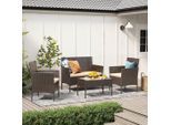 Modante , Dunkelbraun, Beige , Metall, Kunststoff, Glas, Textil ,