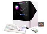 GAMEMAX Gaming-PC "Horizon 8180 AMD Ryzen 7 5700X 32GB 1TB SSD RTX 5070", weiß, Microsoft Windows 11 Home (64 Bit), RTX 5070, 32 GB RAM 1.000 GB SSD, Desktop-PCs, Windows 11, Wasserkühlung, Gaming-PC