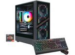 GAMEMAX Gaming-PC "AERIS GB 8174 AMD Ryzen 7 9700X 32GB DDR5 1TB SSD RX 9070 XT", schwarz, Microsoft Windows 11 Home (64 Bit), 32 GB RAM 1.000 GB SSD, Desktop-PCs, Windows 11, DDR5 RAM, Gaming-PC