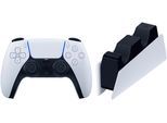 PLAYSTATION 5 PlayStation 5-Controller "DualSense Controller + DualSense-Ladestation", weiß, B:16cm H:6,6cm T:10,6cm, Spielecontroller, PlayStation 5-Controller