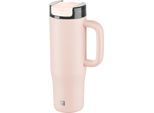 Thermoflasche ZWILLING "Thermo Plus", pink, H:25,6cm, Edelstahl, Trinkflaschen, Thermoflasche, Edelstahl, Doppelwandig, Auslaufsicher