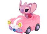 Spielzeug-Auto VTECH "Tut Tut Baby Flitzer, Disney Stitch Cabrio mit Engel", rosa, Spielzeugfahrzeuge, Kinder, Kunststoff, Spielzeug-Auto