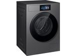SAMSUNG Waschmaschine "WF90H09C4ST2", Energieeffizienz: A, grau (schwarz), B:60cm H:85cm, Waschmaschinen, Waschmaschine