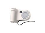 BELKIN Powerbank "Stage Power Grip Magnetischer Kamerahalter", weiß (sandfarben), 3,7 V 9.300mAh, Akkumulatoren, Powerbank