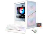 GAMEMAX Gaming-PC "AERIS MW 8173 AMD Ryzen 7 9700X 32GB DDR5 1TB SSD RTX 5070", weiß, Microsoft Windows 11 Home (64 Bit), 32 GB RAM 1.000 GB SSD, Desktop-PCs, Windows 11, DDR5 RAM, Gaming-PC