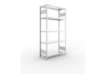 META Steckregal CLIP S3 230 LR 2000 x 1000 x 400 verzinkt mit 5 Böden (200185426)