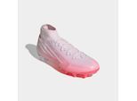 Fußballschuh ADIDAS PERFORMANCE "F50 SPARKFUSION LEAGUE, NATURRASEN/KUNSTRASEN, HALBHOCH", Damen, Gr. 40, rosa (solar turbo, ftwr weiß, distilled pink), Synthetik, Textil, Schuhe Fußballschuh, für Rasen und Kunstrasenplätze geeignet