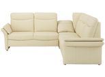 Ecksofa HOME AFFAIRE "Tahoma L-Form", beige (creme), B:251cm H:103cm T:231cm, Sofas, Ecksofa, mit Armlehnfunktion, optional Schlaffunktion, Schublade & Relax
