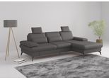 Ecksofa SIT & MORE "Morris L-Form, inkl. Sitztiefenverstellung", braun (mocca), B:275cm H:82cm T:171cm, Sofas, Ecksofa, wahlweise mit Armteilverstellung, Schlaffunktion & Bettkasten