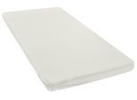 Spannbettlaken OTTO HOME "Topper Basic, in Gr. 90x200, 140x200 oder 180x200 cm", beige, B:140cm L:200cm, Baumwoll-Jersey, Obermaterial: 100% Baumwolle, Bettlaken, Spannbettlaken, Baumwolle, Matratzen bis 8 cm Höhe, Bettlaken, Spannbetttuch, Laken