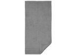 Handtuch WÄSCHEPUR Gr. 1, grau (steingrau), B:50cm L:100cm, 100% Baumwolle, Handtücher