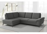 Ecksofa SIT & MORE "Chelsea L-Form, B: 264 cm, mit Armteil-& Sitztiefenverstellung", grau, B:249cm H:89cm T:190cm, 100% Polyester, Sofas, Ecksofa, optional Schlaffunktion und Bettkasten