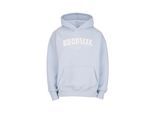 Kapuzenpullover DROPSIZE "Dropsize SUCCESS GLITCH HOODIE", Herren, Gr. M, baby blau, 70% Baumwolle, 30% Polyester, mehrfarbig, oversize, ohne Ausschnitt, Pullover Kapuzenpullover