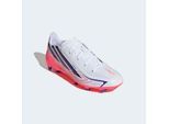 Fußballschuh ADIDAS PERFORMANCE "F50 HYPERFAST LEAGUE KIDS, FESTE BÖDEN", Mädchen, Gr. 38, cloud weiß, solar lila, solar turbo, Synthetik, Schuhe Fußballschuh, für Rasen und feste Böden, Jugendliche & Kinder, gespielt bei der WM