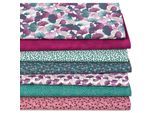 Patchwork- und Quiltpaket "Ginkgo", beere-color