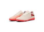 Fußballschuh PUMA "FUTURE 9 PLAY TT", Damen, Gr. 43, rosa (sugarot almond, puma weiß, ultra rot, puma schwarz), Synthetik, Schuhe Fußballschuh, für synthetische Hartplätze