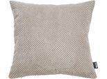 Dekokissen DONE. "EIRA", taupe, B:60cm H:1cm L:60cm, Polyester, Dekokissen_Sitzkissen_Kissenhüllen, Weicher Webstoff